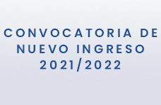 Nuevo ingreso 2021 - 2022